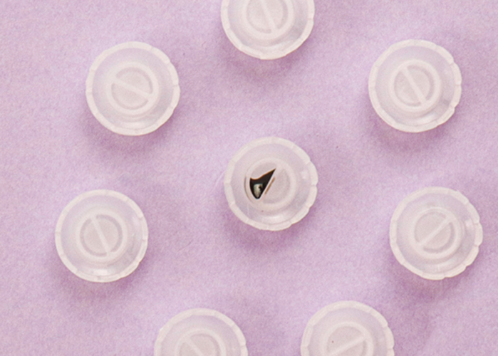 Adhesive flower cups